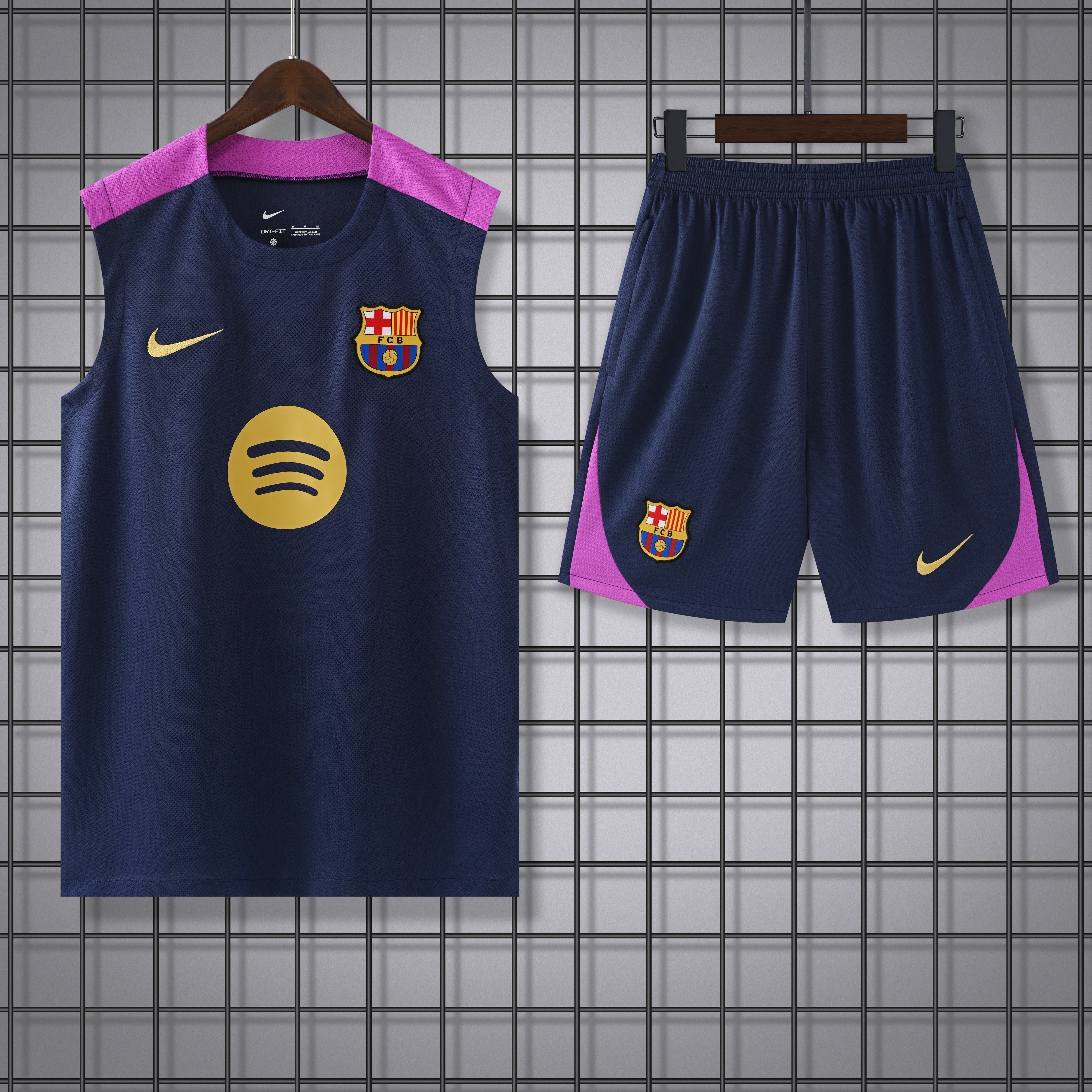 FC Barcelone - Ensemble d'entraînement débardeur Violet Foncé