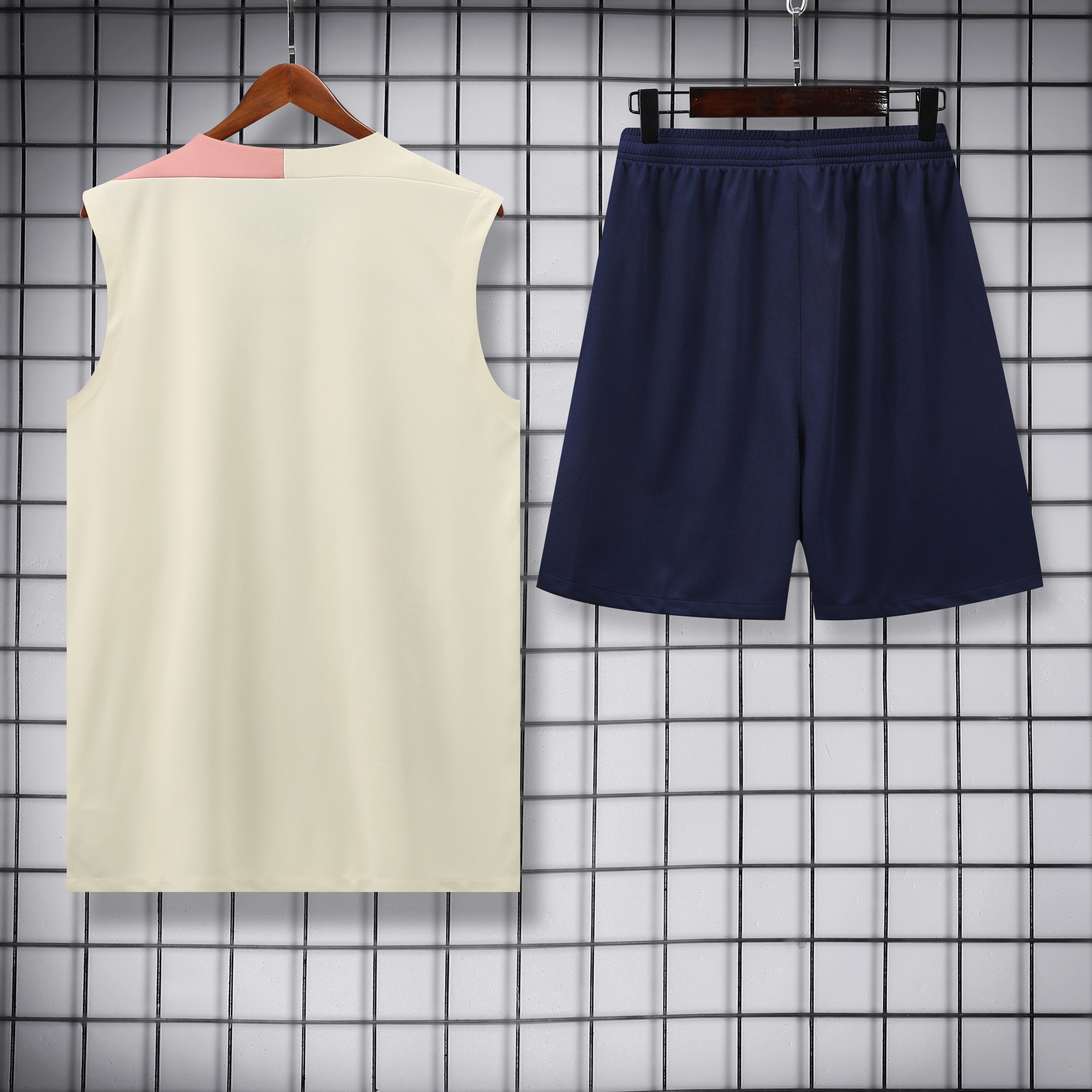 FC Barcelone - Débardeur Ensemble d'Entraînement Orange Clair