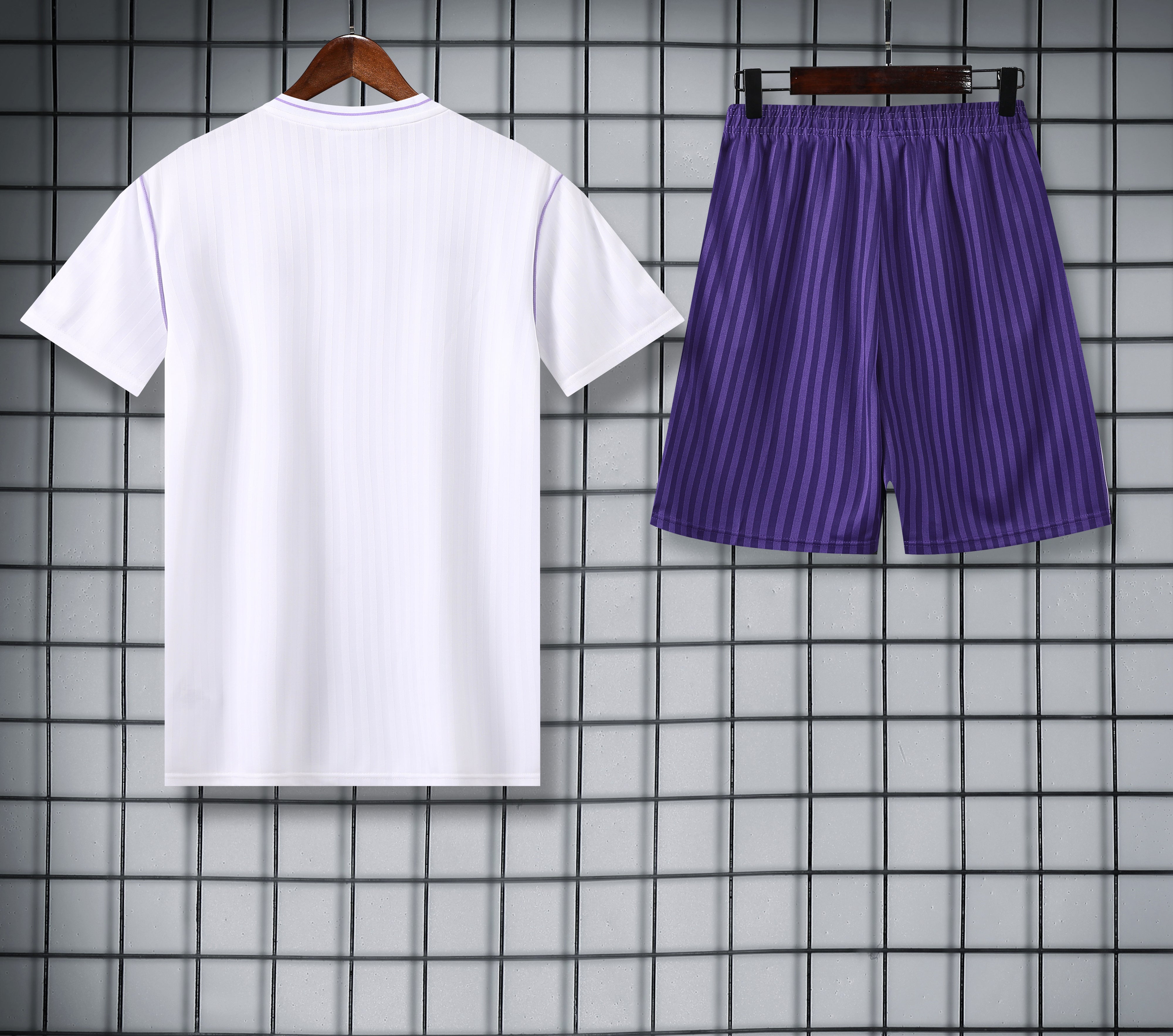 Real Madrid CF - Ensemble d'entraînement Icons Terrasse Blanc/Violet