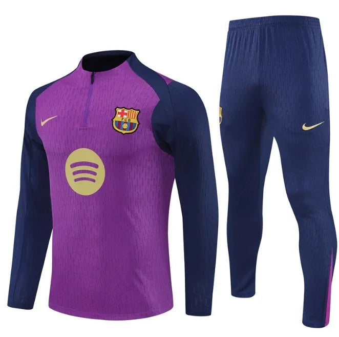 FC Barcelone 25/26 Survêtement 1/4 Zip Violet