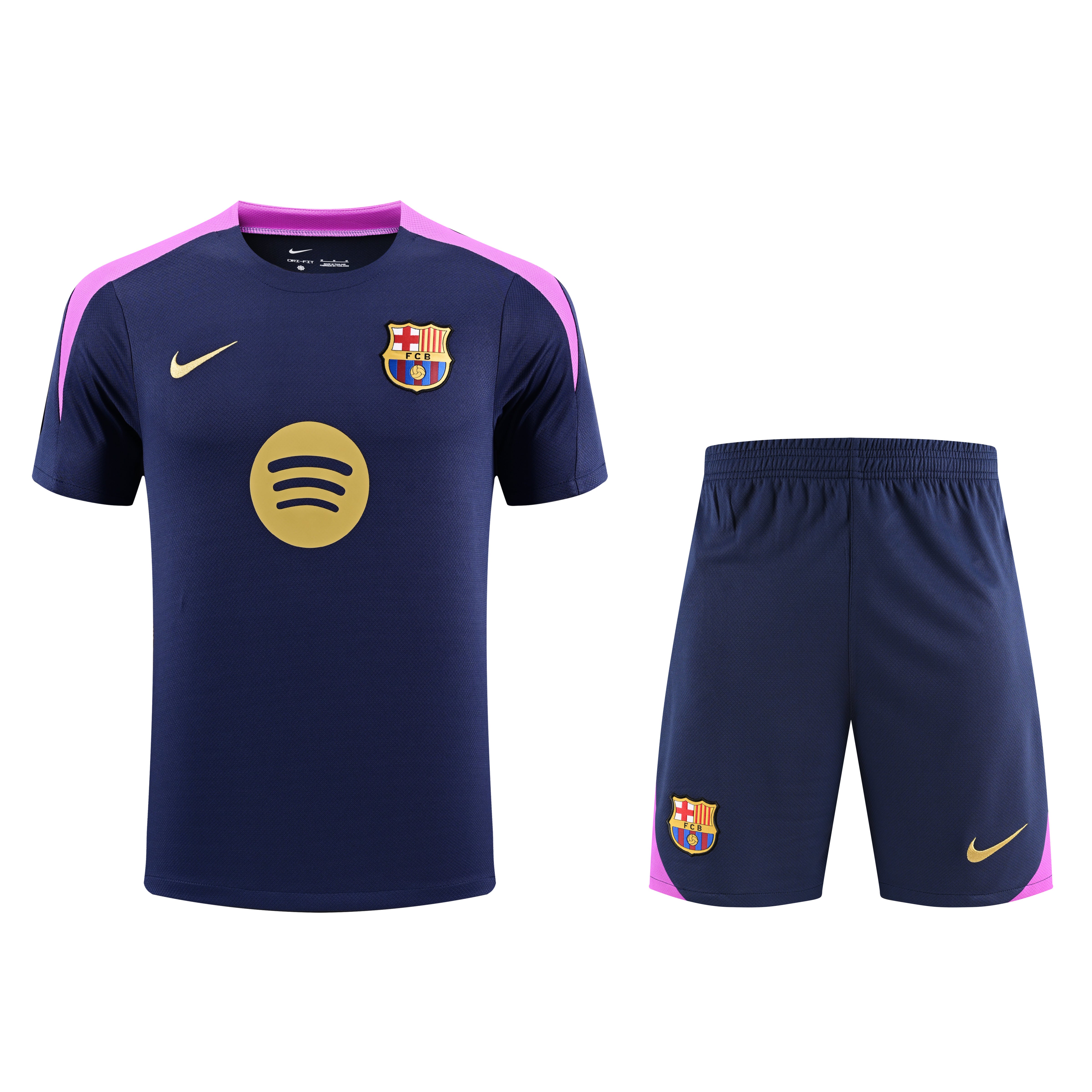 FC Barcelone - Ensemble d'entraînement Violet Foncé