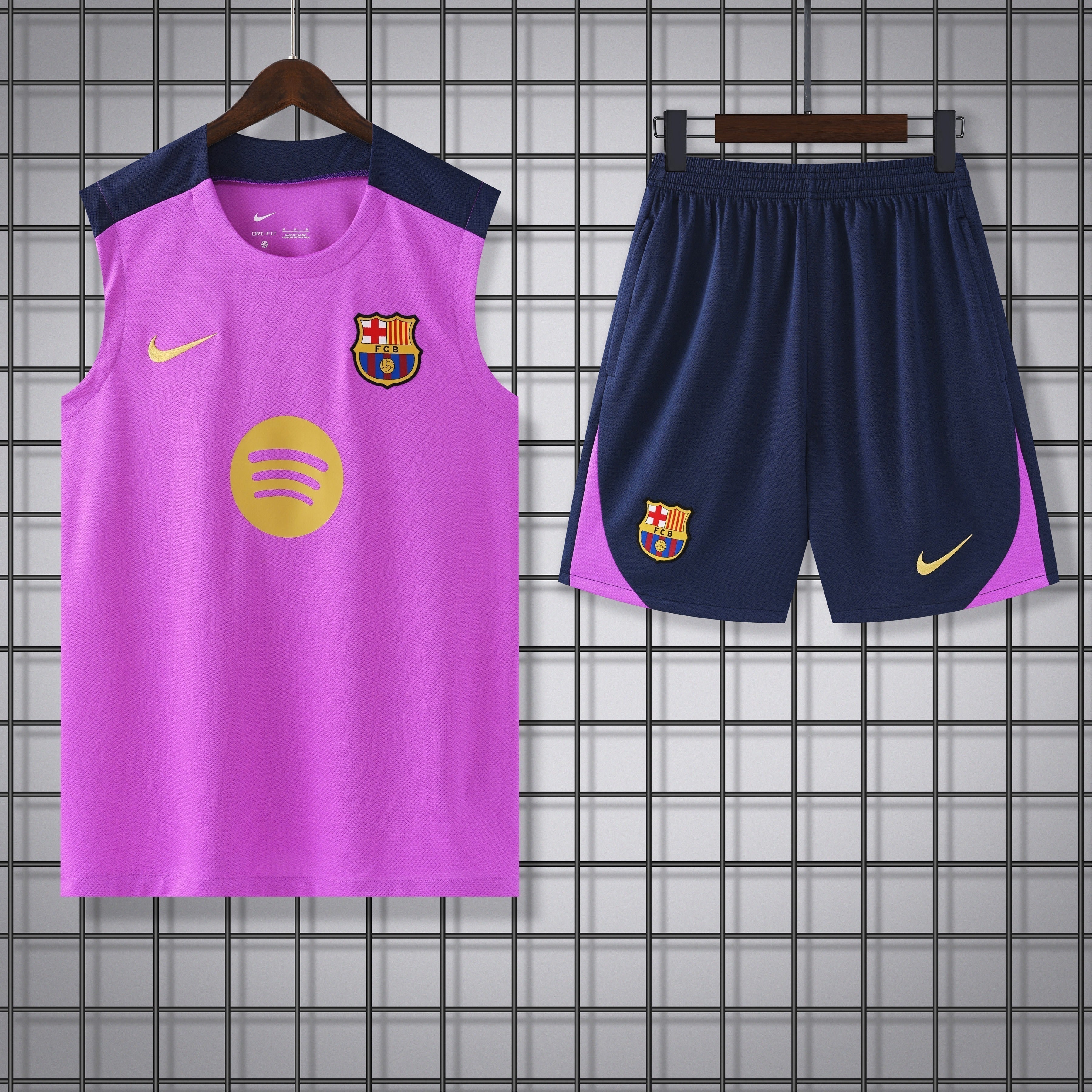 FC Barcelone - Débardeur Ensemble d'Entraînement Magenta